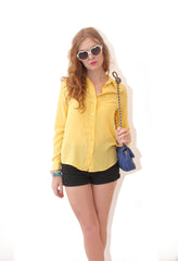 EQUIPMENT Super Lemon Blouse